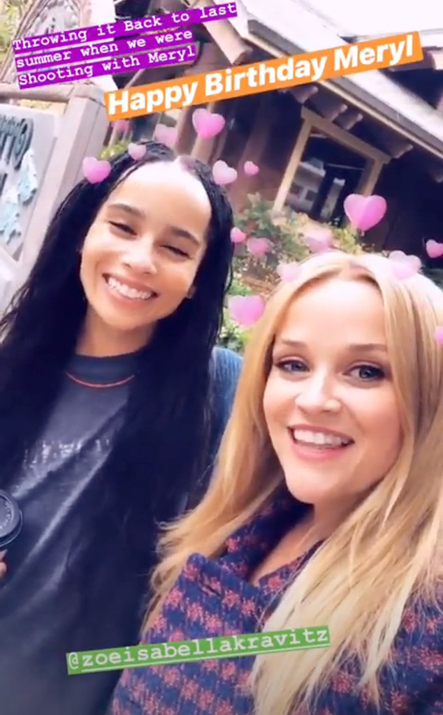 Meryl Streep, Birthday, Reese Witherspoon, Zoe Kravitz Meryl Streep, Birthday, Reese Witherspoon, Zoe Kravitz